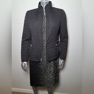 Banana Republic Black Quilted Puffer Jacket